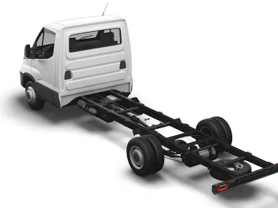 Iveco Daily Single Cab L5 Chassis 2022 3D model