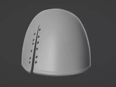 Hiccup Leather Shoulder Armor 3D print model