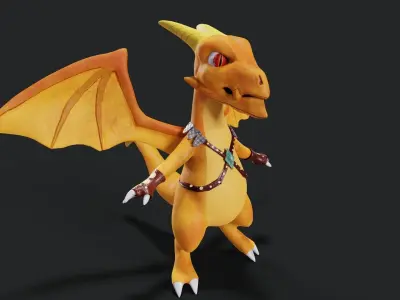 Dragon 3D model 12