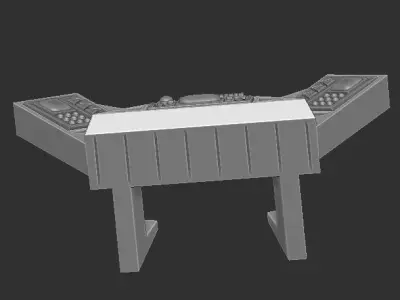 Diorama Scifi Desk 3D print model