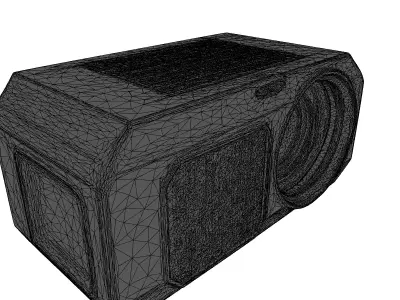 Futuristic LED Projector Device 3D model