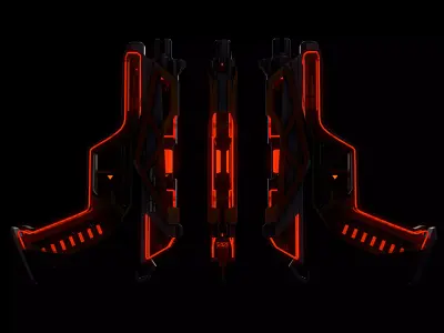Classic RGX from Valorant Low-poly 3D model