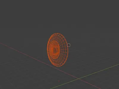 Ottoman Turkish Shield Low-poly 3D model