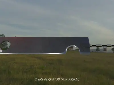 Zabuza Kubikiribochou Sword 3D model