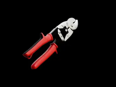 YATO YT-1933 CrMo 9mm Cable Cutter 3D model
