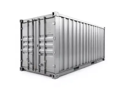 SleekMetalCargoContainer3DModel Low-poly 3D model