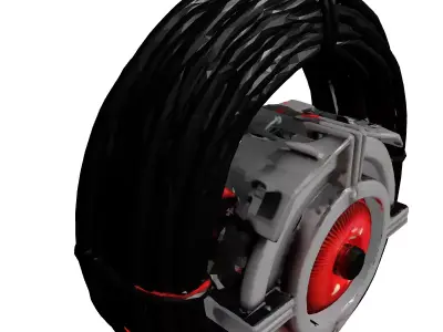SciFi Energy Coil Unit 3D model