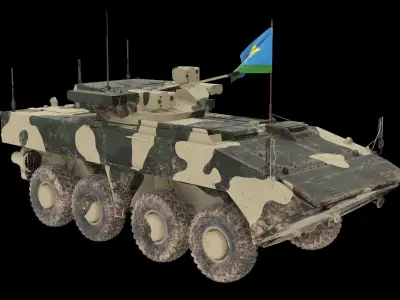 VPK-7829 Bumerang Regular Dirt No Logo Low-poly 3D model