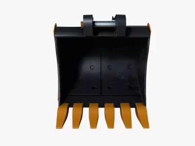 Excavator bucket 3D model buy