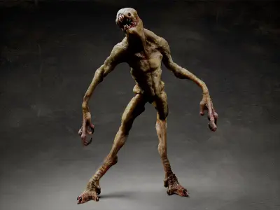 Ghoul creature 3D model