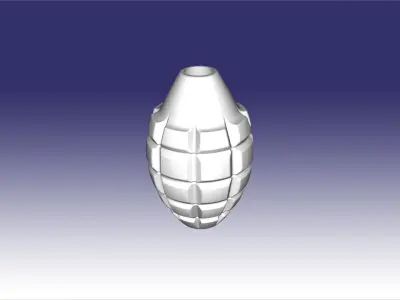 The Mk 2 is an American defensive hand grenade 3D print model