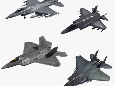 USAF Fighter Collection 3D model