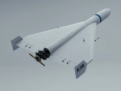 Drone shahed 136 3D model