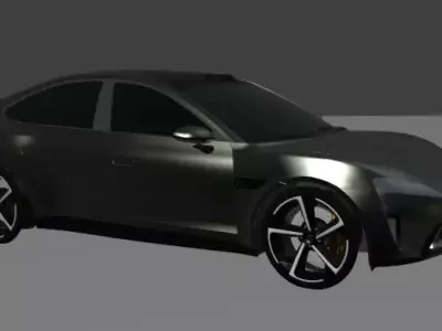   Top Trend Electric Car 3D model
