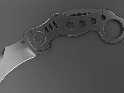 Hawkbill Knife 3D model