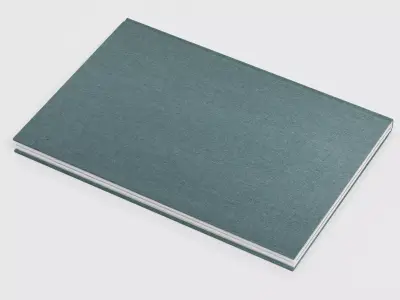 Blank Book V5 - Realistic Publication 3D model