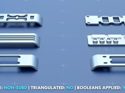 Factory Greeble Kitbash Pack 1 3D model