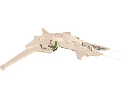 Spaceship-spacecraft-38 3D model
