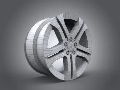 Rim Mercedes-Benz Code R55 3D model