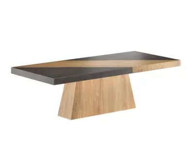 Almeria Dining Table 3D model