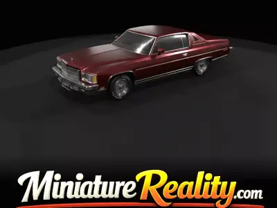1-87 1976 Chevrolet Caprice Print Ready STL 3D print model