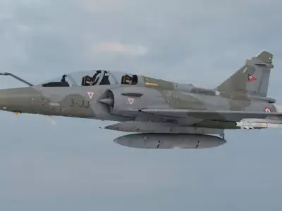 War Fighter Mirage 2000D Fighter Jet Low-poly 3D model