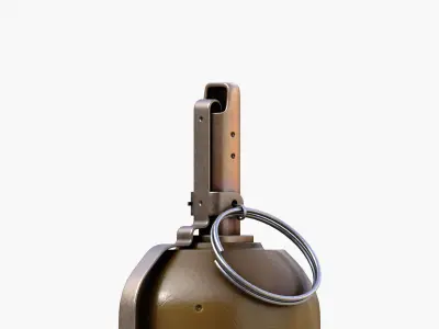 Soviet hand Grenade RGD-5 Low-poly 3D model Low-poly 3D model