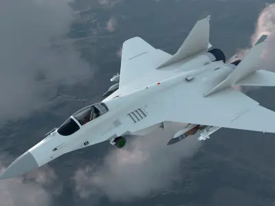  MiG 29 Fighter Aircraft with X-31PM Supersonic Missile(1) 