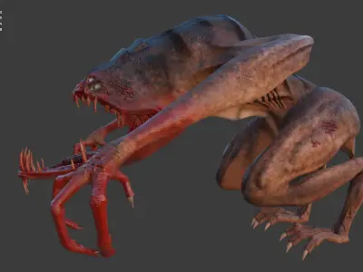 Creature Free low-poly 3D model purchase
