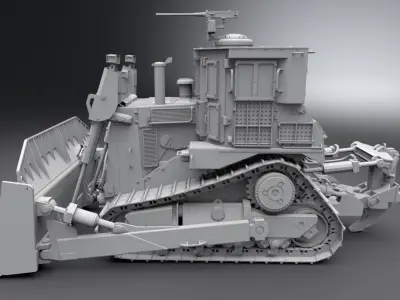 T9 Dozer Scale model 3D print model