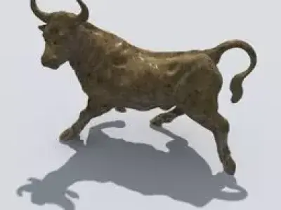 Buffalo sculpture Free 3D model
