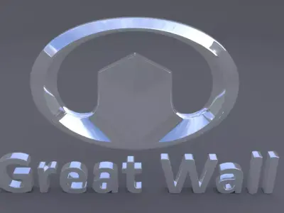 great wall motor logo 3D model