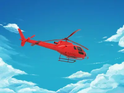 Airbus Helicopter 3D print model