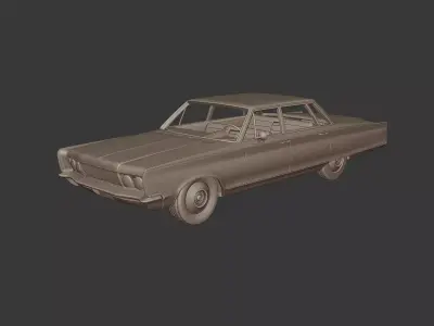 Chrysler New Yorker 1966  3D print model