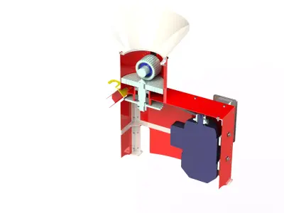WG 4001 - STL Feed pelletizer - Granulator 3D model