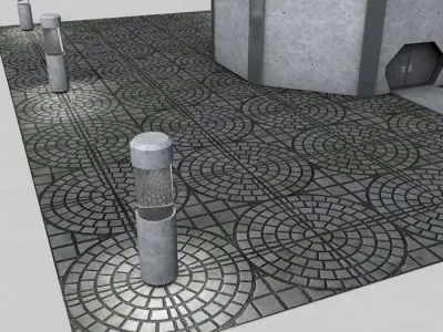 Sci Fi Tower 002 Free 3D model