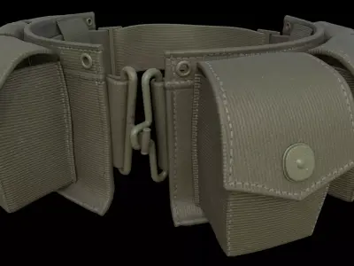 Belt Pouch 01 3D model