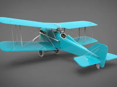 Royal Aircraft Factory SE 5a 3D model purchase