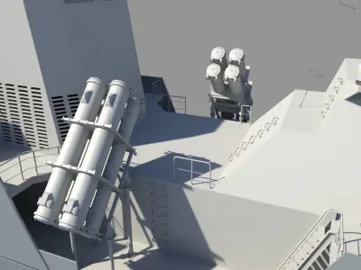 Gepard 39 Battleship 3D model