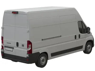 2024 FIAT DUCATO L3H3 Detailed interior 3D model