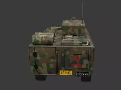 Badger IFV Low-poly 3D model