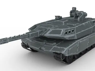 Main Battle Tank ALTAY-II 3D model
