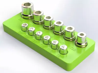 Torx Bit Socket Set T8-T60 3D print model