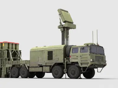 HQ 11 Air Defense and Anti-Missile System 3D model
