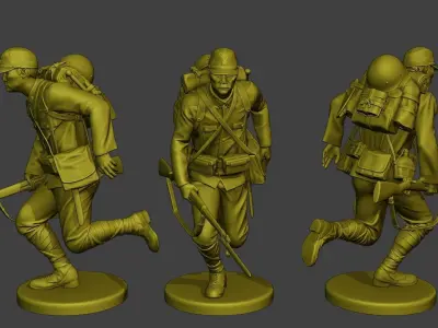 Japanese soldiers ww2 J1 Pack1