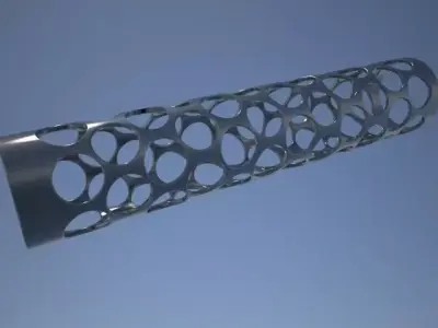 Ventilated tube 3D model