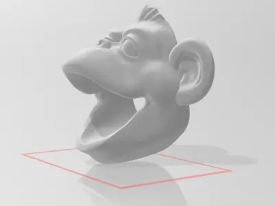 Monkey Head 3D model purchase