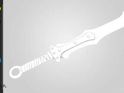 Flat Iron the Chopper 3D model
