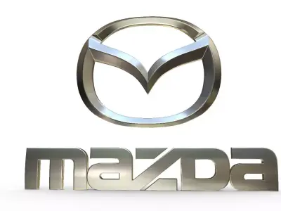 mazda logo 3D model