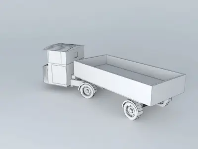 Eco Rail Scammell No 2 Dummy! Old Steam Days Free 3D model